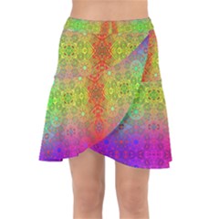 Mirrored Energy Wrap Front Skirt