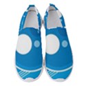 Background-blue-modern-creative Women s Slip On Sneakers View1