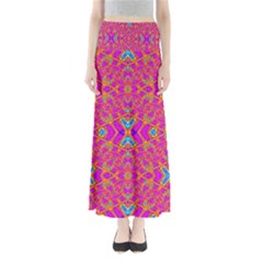 Pink Vacation Full Length Maxi Skirt