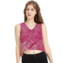 My Pour Cup Painting 1 CBDOilPrincess  V-Neck Cropped Tank Top View1