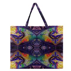 Phronesis-awareness-philosophy Zipper Large Tote Bag