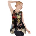 Ara-bird-parrot-animal-art Side Drop Tank Tunic View1