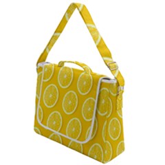 Lemon-fruits-slice-seamless-pattern Box Up Messenger Bag by nate14shop