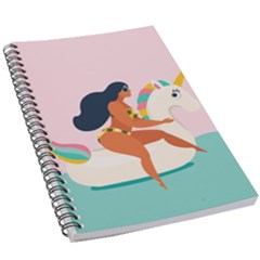 Unicorn Swimming 5 5  X 8 5  Notebook by walala