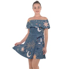 Bohemian Dreams  Off Shoulder Velour Dress