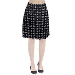 Fantasy Ethnic Caricature Motif Pattern Pleated Skirt