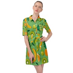 Fruits Belted Shirt Dress by nate14shop