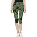  Leaves  Inside Out Lightweight Velour Capri Leggings  View3