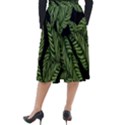  Leaves  Classic Velour Midi Skirt  View2