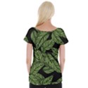  Leaves  Cap Sleeve Top View2