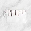 Illustration-chocolate-dropping-chocolate-background-vector Canvas Cosmetic Bag (Small) View1