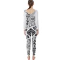 IM Fourth Dimension Black White 9 Long Sleeve Catsuit View2