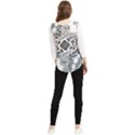 IM Fourth Dimension Black White 9 Chiffon Quarter Sleeve Blouse View2
