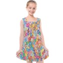 Floral-flower Kids  Cross Back Dress View1