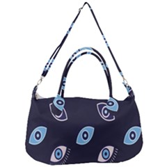 Eyes Evil Eye Blue Pattern Design Removal Strap Handbag