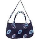Eyes Evil Eye Blue Pattern Design Removal Strap Handbag View1