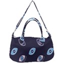 Eyes Evil Eye Blue Pattern Design Removal Strap Handbag View2