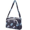 Eyes Evil Eye Blue Pattern Design Front Pocket Crossbody Bag View1