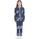 Eyes Evil Eye Blue Pattern Design Kids  Tracksuit View1