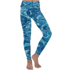 Surface Abstract  Kids  Lightweight Velour Classic Yoga Leggings by artworkshop