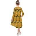 Oranges Slices  Pattern Kids  Midi Sailor Dress View2