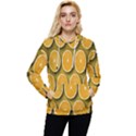 Oranges Slices  Pattern Women s Lightweight Drawstring Hoodie View1