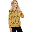 Oranges Slices  Pattern Women s Lightweight Drawstring Hoodie View3