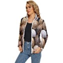 Snail Shells Pattern Arianta Arbustorum Women s Puffer Bubble Jacket Coat View2
