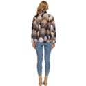 Snail Shells Pattern Arianta Arbustorum Women s Puffer Bubble Jacket Coat View4
