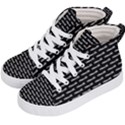 Be Wild Text Motif Pattern Kids  Hi-Top Skate Sneakers View2