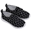 Be Wild Text Motif Pattern Kids  Velcro No Lace Shoes View3
