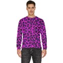 Pattern-tiger-purple Men s Fleece Sweatshirt View1