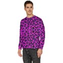 Pattern-tiger-purple Men s Fleece Sweatshirt View2