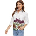 IM Fourth Dimension Colour 3 Women s Quarter Sleeve Pocket Shirt View3