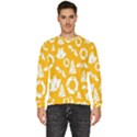 Backdrop-yellow-white Men s Fleece Sweatshirt View1