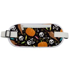 Halloween Pattern 3 Rounded Waist Pouch by designsbymallika