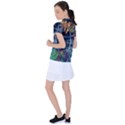 Color-background-structure-lines- Women s Polo Tee View2