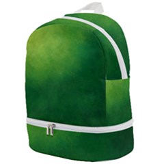 Light Green Abstract Zip Bottom Backpack by nateshop