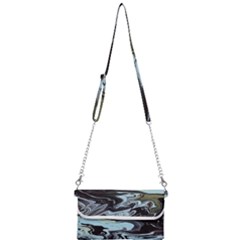 Abstract Painting Black Mini Crossbody Handbag