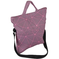 Triangle Fold Over Handle Tote Bag by nateshop
