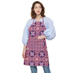 Abstract-background-motif Pocket Apron