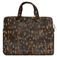 Abstract Dots Macbook Pro 16  Double Pocket Laptop Bag  by nateshop