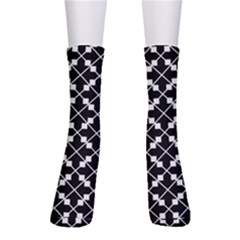 Abstract-black Crew Socks