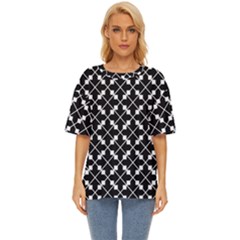 Abstract-black Oversized Basic Tee