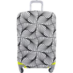 Abstract-gray Luggage Cover (large)