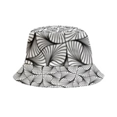 Abstract-gray Inside Out Bucket Hat
