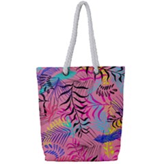 Illustration Full Print Rope Handle Tote (small) by nateshop