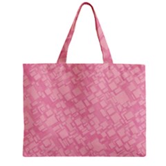 Pink Zipper Mini Tote Bag by nateshop