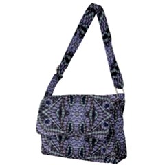 Abstract Kaleido Full Print Messenger Bag (l)