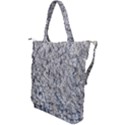 Cracked Texture Print Shoulder Tote Bag View2